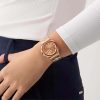 Montre femme Guess Empress réf. GW0873L3, mouvement quartz, boîtier 34 mm, acier inoxydable, verre minéral – vue principale, Horlova Maroc