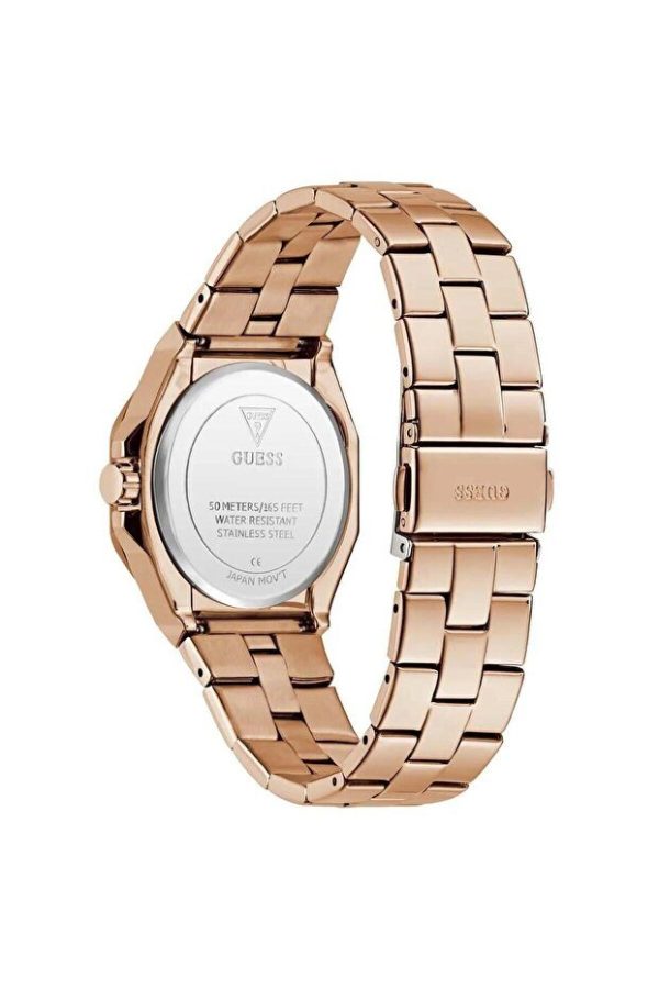 Montre femme Guess Empress réf. GW0873L3, mouvement quartz, boîtier 34 mm, acier inoxydable, verre minéral, étanche 50 m – quatrième vue