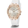 Montre femme Guess Féminine réf. GW0034L2, boîtier 36 mm, acier inoxydable, silicone, verre minéral – deuxième vue