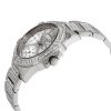 Montre femme Guess Frontier 40 mm réf. W1156L1, cadran argenté, bracelet acier – vue rapprochée