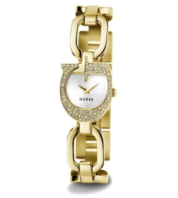 Montre femme Guess Gia réf. GW0683L2, mouvement quartz, boîtier 22 mm, acier inoxydable – quatrième vue