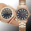 Montre femme Guess réf. GW0111L3, mouvement quartz, acier inoxydable – deuxième vue – Horlova Maroc