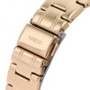 Montre femme Guess réf. GW0111L3, mouvement quartz, acier inoxydable – quatrième vue – Horlova Maroc