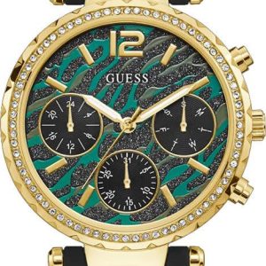 Montre femme Guess réf. GW0113L1, mouvement quartz, acier inoxydable, silicone, verre minéral – deuxième vue