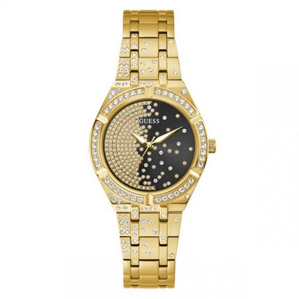 Montre femme Guess réf. GW0312L2, mouvement quartz, acier inoxydable – vue principale, Horlova Maroc
