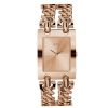 Montre femme Guess Heavy Metal 28 mm réf. W1117L3, mouvement quartz – vue de face | Horlova Maroc