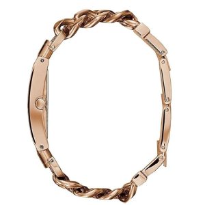 Montre femme Guess Heavy Metal 28 mm réf. W1117L3, mouvement quartz, montre-bracelet Guess – vue de trois-quarts