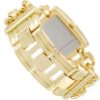 Montre femme Guess Heavy Metal Diamants 28 mm réf. W0072L1, bracelet acier – vue rapprochée