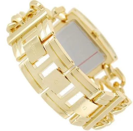 Montre femme Guess Heavy Metal Diamants 28 mm réf. W0072L1, bracelet acier – vue rapprochée