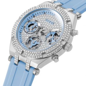 Montre femme Guess Héritière réf. GW0407L1, mouvement quartz, boîtier 38 mm, silicone – deuxième vue