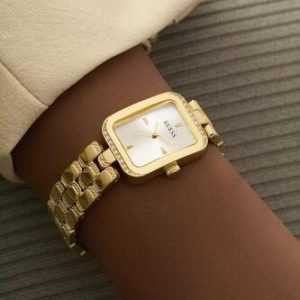 Montre femme Guess Isla réf. GW0865L2, mouvement quartz, boîtier 22 mm, acier inoxydable – vue principale, Horlova Maroc