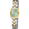 Montre femme Guess Isla 22 mm réf. GW0865L4, bracelet acier, mouvement quartz – vue de face | Horlova Maroc
