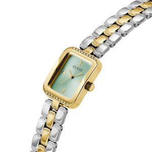 Montre femme Guess Isla 22 mm réf. GW0865L4, bracelet acier, mouvement quartz – vue de trois-quarts