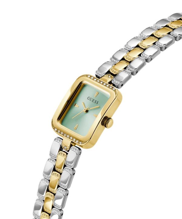 Montre femme Guess Isla 22 mm réf. GW0865L4, bracelet acier, mouvement quartz – vue de trois-quarts