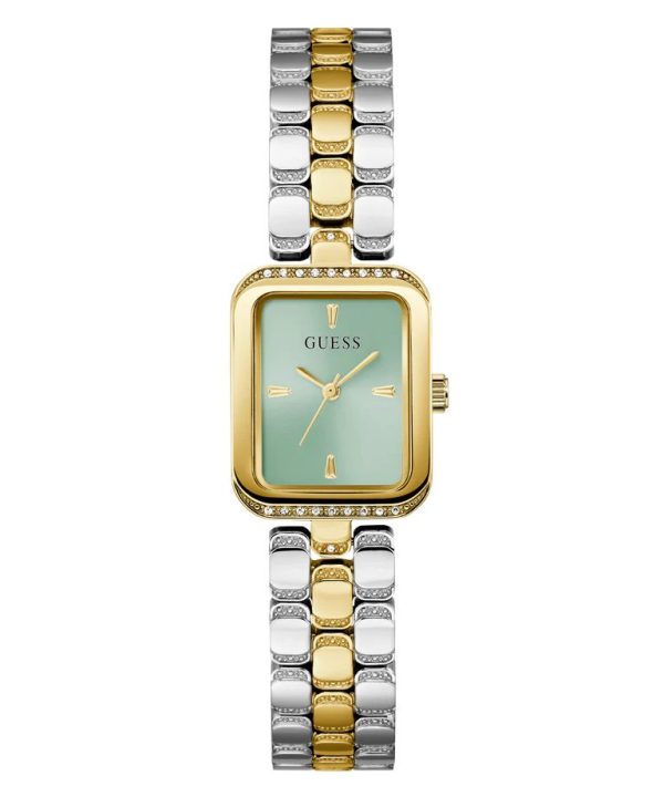 Montre femme Guess Isla 22 mm réf. GW0865L4, bracelet acier, mouvement quartz – vue rapprochée