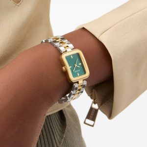 Montre femme Guess Isla réf. GW0865L6, mouvement quartz, boîtier 22 mm, acier inoxydable, verre minéral – vue principale, Horlova Maroc