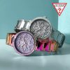 Montre femme Guess Lily réf. GW0528L1, mouvement quartz, boîtier 36 mm, acier inoxydable, étanche 30 m – quatrième vue