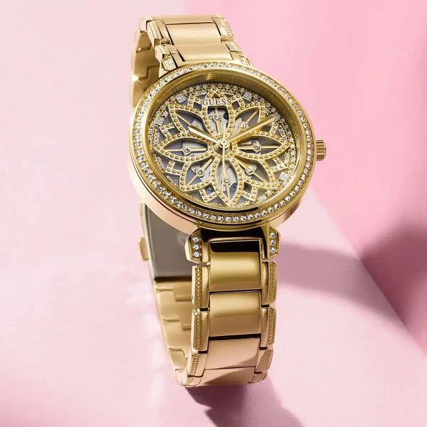 Montre femme Guess Lily réf. GW0528L2, mouvement quartz, boîtier 36 mm, acier inoxydable, verre minéral – troisième vue