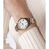 Montre femme Guess Luna 36 mm réf. GW0308L6, cadran blanc, bracelet acier – vue rapprochée