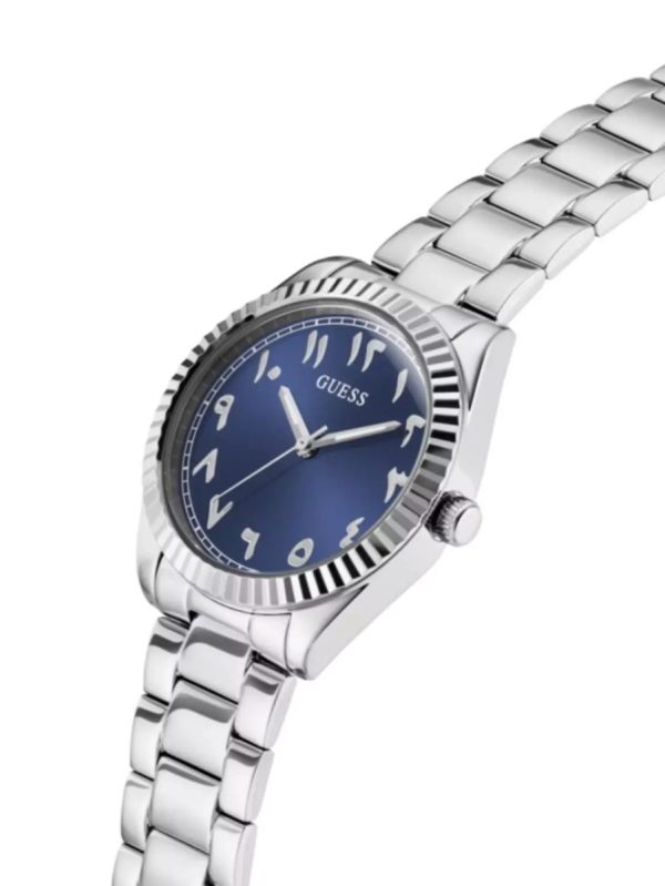 Montre femme Guess Luna réf. GW0735L1, mouvement quartz, boîtier 36 mm, acier inoxydable – vue principale, Horlova Maroc