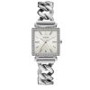 Montre femme Guess Luxe Argentée 28 mm réf. W1030L1, bracelet acier, mouvement quartz – vue de face | Horlova Maroc