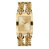 Montre femme Guess Mod Heavy 28 mm réf. W1117L2, cadran champagne, bracelet acier, mouvement quartz – vue de face | Horlova Maroc