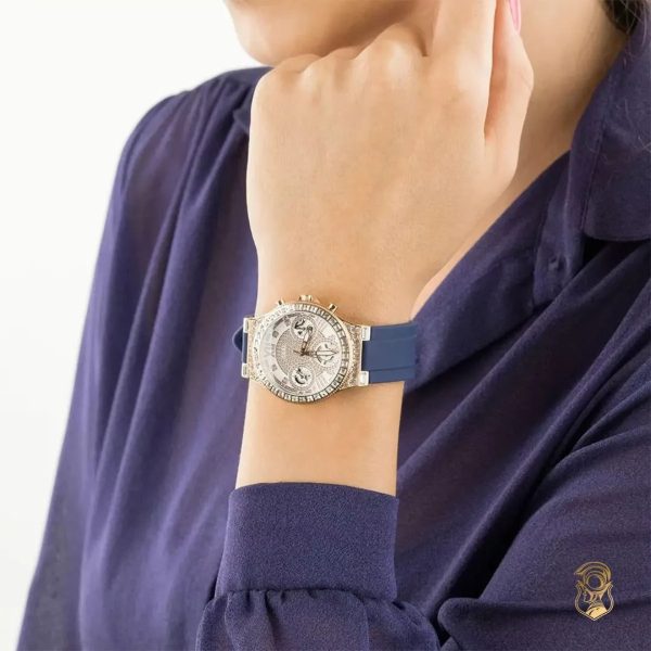 Montre femme Guess Moonlight réf. GW0257L3, mouvement quartz, acier inoxydable – vue principale, Horlova Maroc