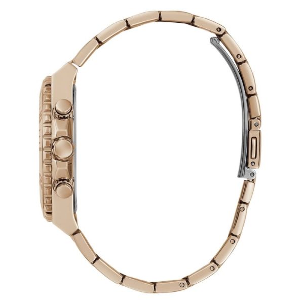 Montre femme Guess Phoebe Glamour réf. GW0696L3, mouvement quartz, boîtier 38 mm, acier inoxydable – quatrième vue