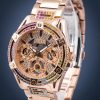 Montre femme Guess Queen Glamour réf. GW0464L5, mouvement quartz, boîtier 40 mm, acier inoxydable – vue principale, Horlova Maroc