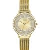 Montre femme Guess Soiree 38 mm réf. GW0402L2, bracelet acier – vue de face | Horlova Maroc