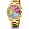 Montre femme Guess Sol 38 mm réf. GW0483L4, bracelet acier, mouvement quartz – vue rapprochée