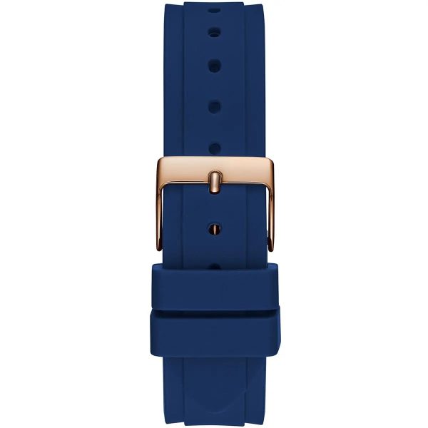 Montre femme Guess Solstice réf. GW0113L3, mouvement quartz, boîtier 37 mm, acier inoxydable, silicone – deuxième vue