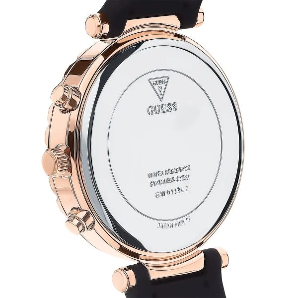 Montre femme Guess Solstice Sport réf. GW0113L2, mouvement quartz, boîtier 37 mm, silicone, étanche 30 m – deuxième vue