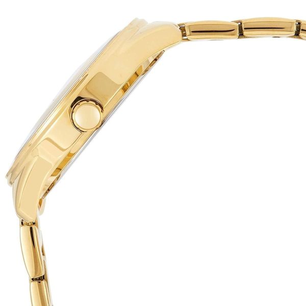 Montre femme Guess Sugar 37 mm réf. GW0001L2, cadran blanc, bracelet acier, mouvement quartz – autre angle
