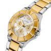 Montre femme Guess Sunray 35 mm réf. GW0616L2, bracelet acier, mouvement quartz – vue de trois-quarts