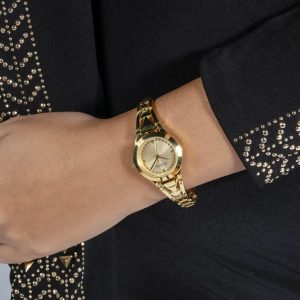 Montre femme Guess Tessa réf. GW0609L2, mouvement quartz, boîtier 26 mm, acier inoxydable, verre minéral – vue principale, Horlova Maroc