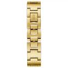 Montre femme Guess Tri Glitz 36 mm réf. GW1142L2, cadran doré, bracelet maille milanaise – vue de trois-quarts