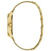 Montre femme Guess Tri Glitz 36 mm réf. GW1142L2, cadran doré, bracelet maille milanaise – autre angle