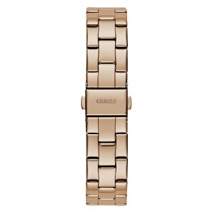 Montre femme Guess Tri Plaque 22 mm réf. GW0675L3, bracelet acier, mouvement quartz – vue de trois-quarts