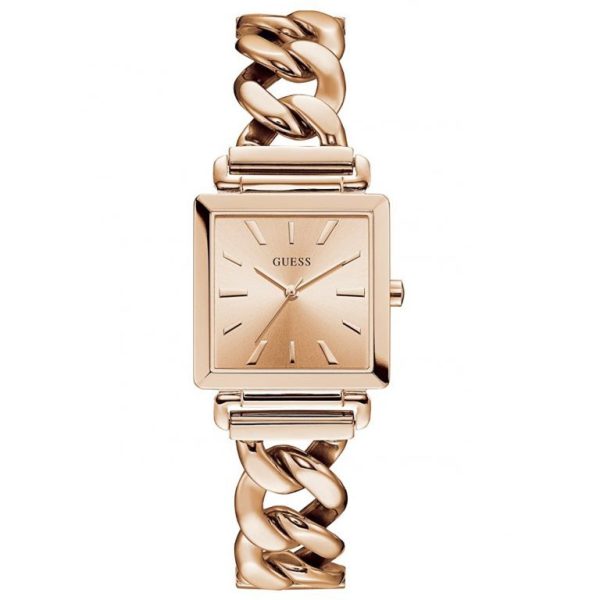 Montre femme Guess réf. W1029L3, mouvement quartz, acier inoxydable – vue principale, Horlova Maroc
