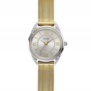 Montre femme Guess réf. W1084L2, mouvement quartz, acier inoxydable – deuxième vue – Horlova Maroc
