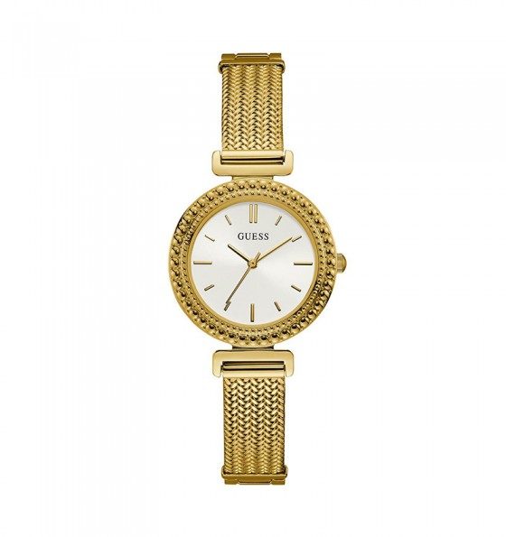 Montre femme Guess réf. W1152L2, mouvement quartz, acier inoxydable – vue principale, Horlova Maroc