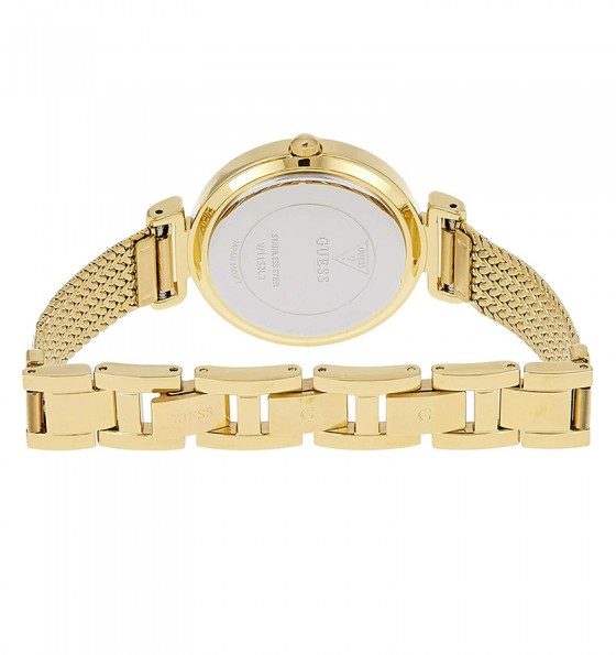 Montre femme Guess réf. W1152L2, mouvement quartz, acier inoxydable – troisième vue – Horlova Maroc
