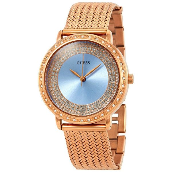 Montre femme Guess Willow réf. W0836L1, boîtier 36 mm, acier inoxydable, verre minéral – troisième vue