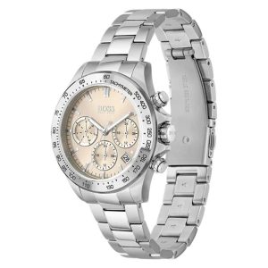 Montre femme Hugo Boss réf. 1502615, chronographe quartz, acier inoxydable – vue principale, Horlova Maroc