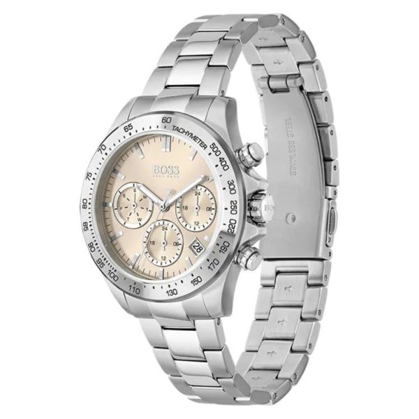 Montre femme Hugo Boss réf. 1502615, chronographe quartz, acier inoxydable – vue principale, Horlova Maroc