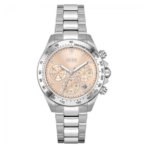 Montre femme Hugo Boss réf. 1502615, chronographe quartz, acier inoxydable – troisième vue
