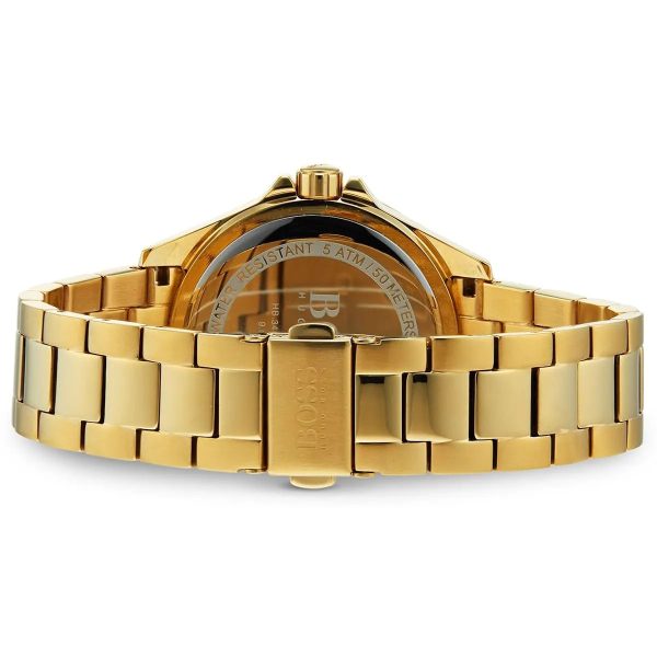 Montre femme Hugo Boss réf. 1502445, chronographe quartz, boîtier 40 mm, acier inoxydable – troisième vue