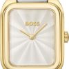 Montre femme Hugo Boss Balley réf. 1502681, mouvement quartz, boîtier 35 mm, cuir, verre minéral – vue principale, Horlova Maroc