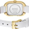 Montre femme Hugo Boss Balley réf. 1502681, mouvement quartz, boîtier 35 mm, cuir, verre minéral, étanche 30 m – troisième vue